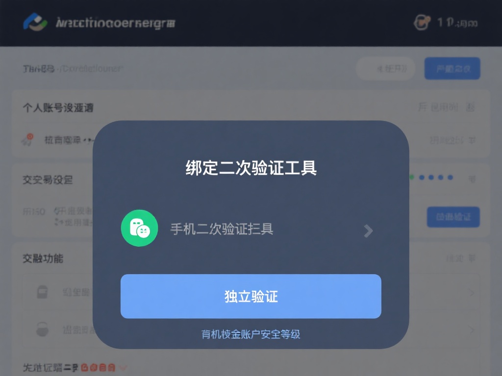 绑定安全性工具：在个人账号设置中，绑定二次验证工具