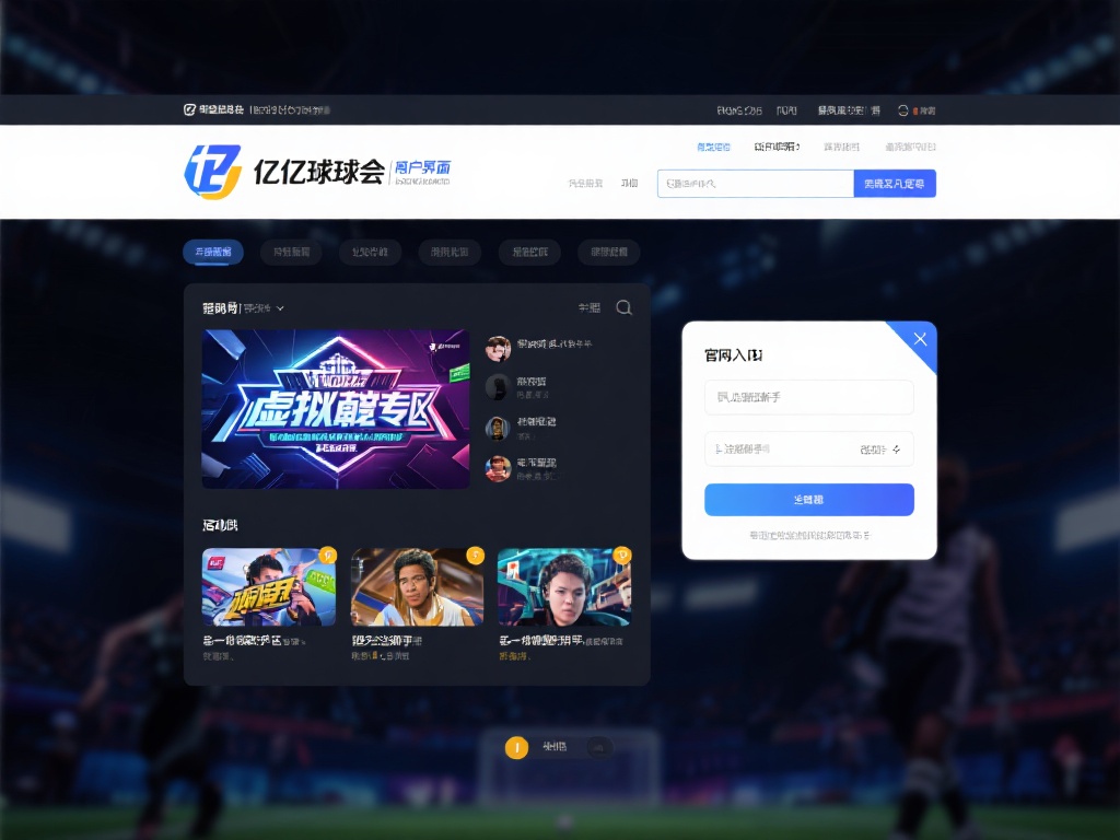 专业化的用户界面：千亿球友会官网入口设计清晰易操作