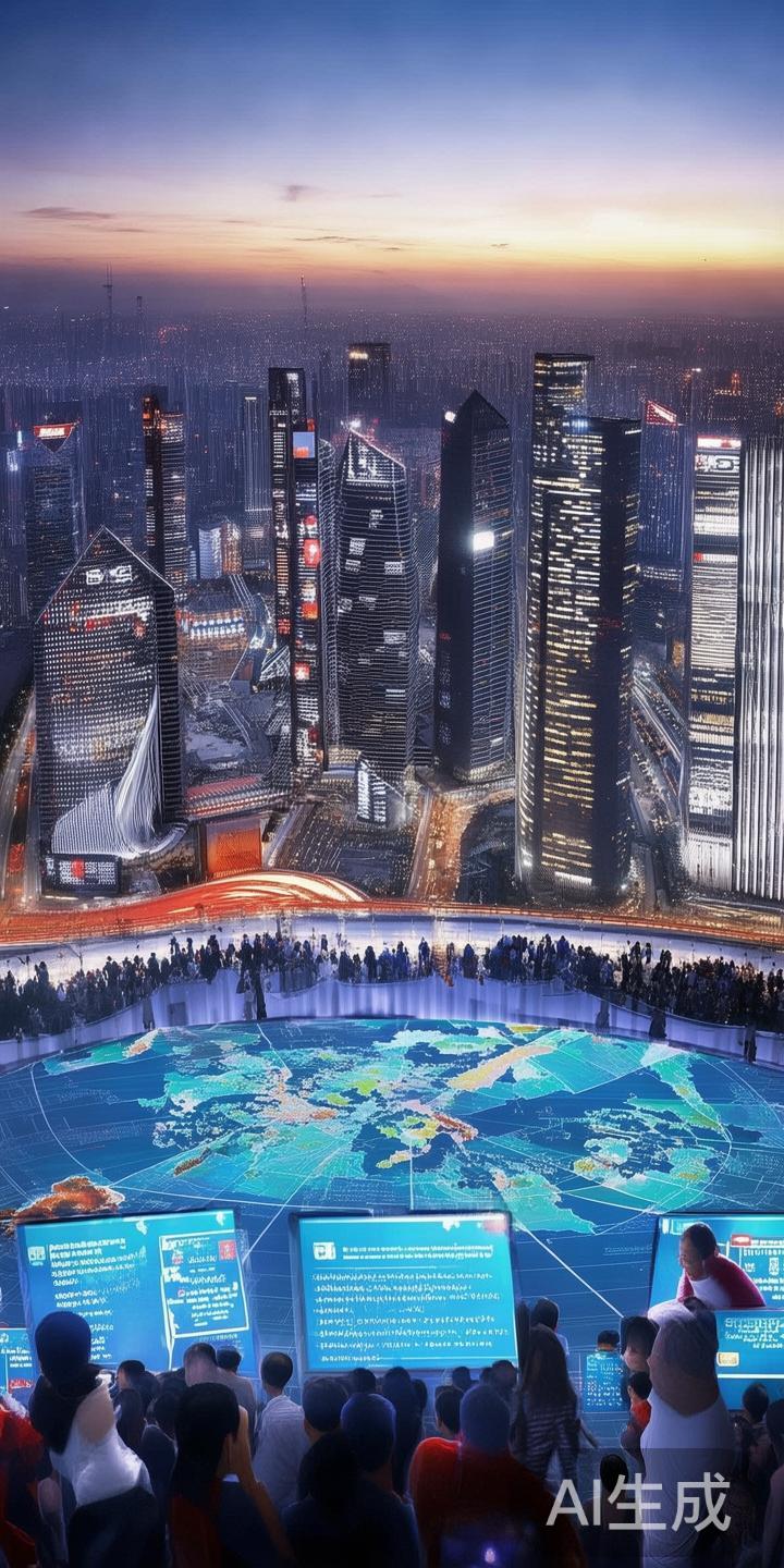 随着我国经济总量突破万亿，形成了以“千亿国际”为代